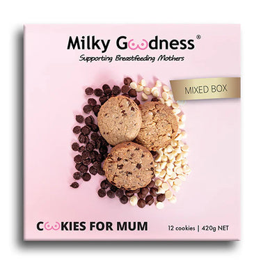 Mixed Flavour Lactation Cookie Box | Milky Goodness